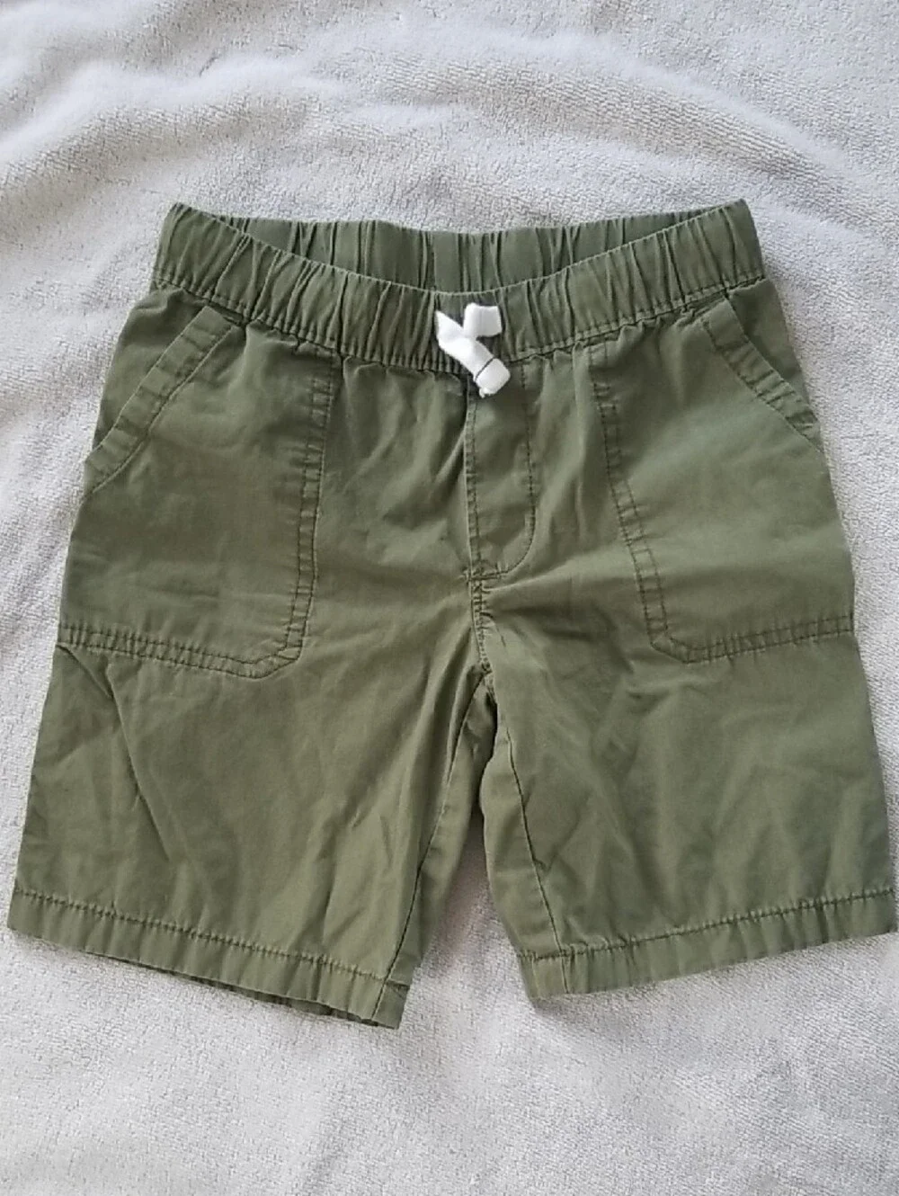 Carters Olive Green Drawstring Shorts